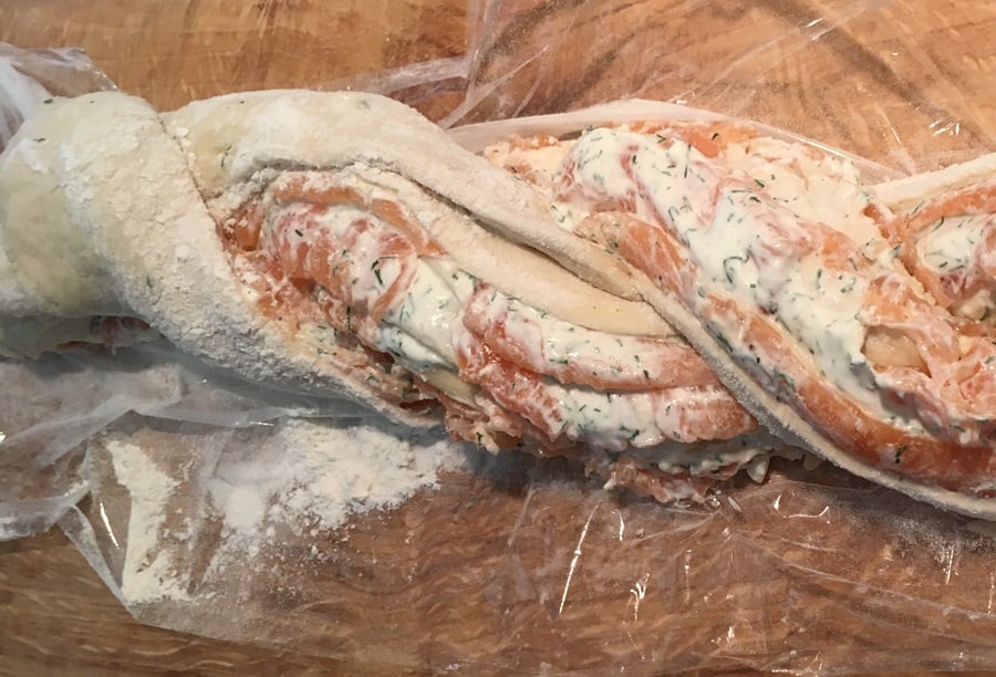 The salmon braid! Delightfully delicious! Bild 8 - KLAUWE BBQ