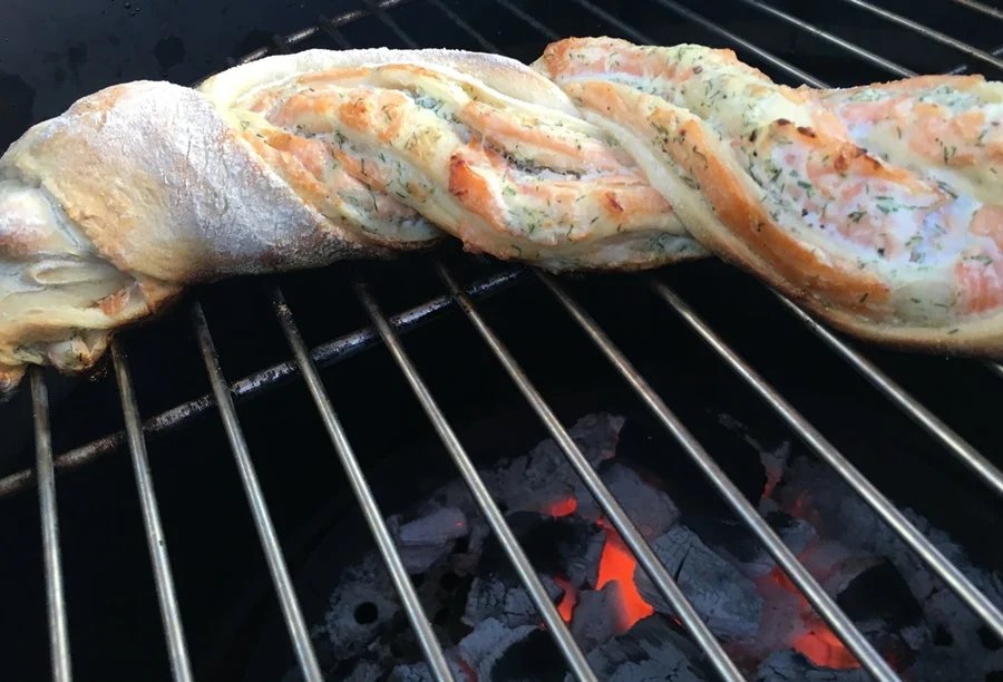 The salmon braid! Delightfully delicious! Bild 10 - KLAUWE BBQ