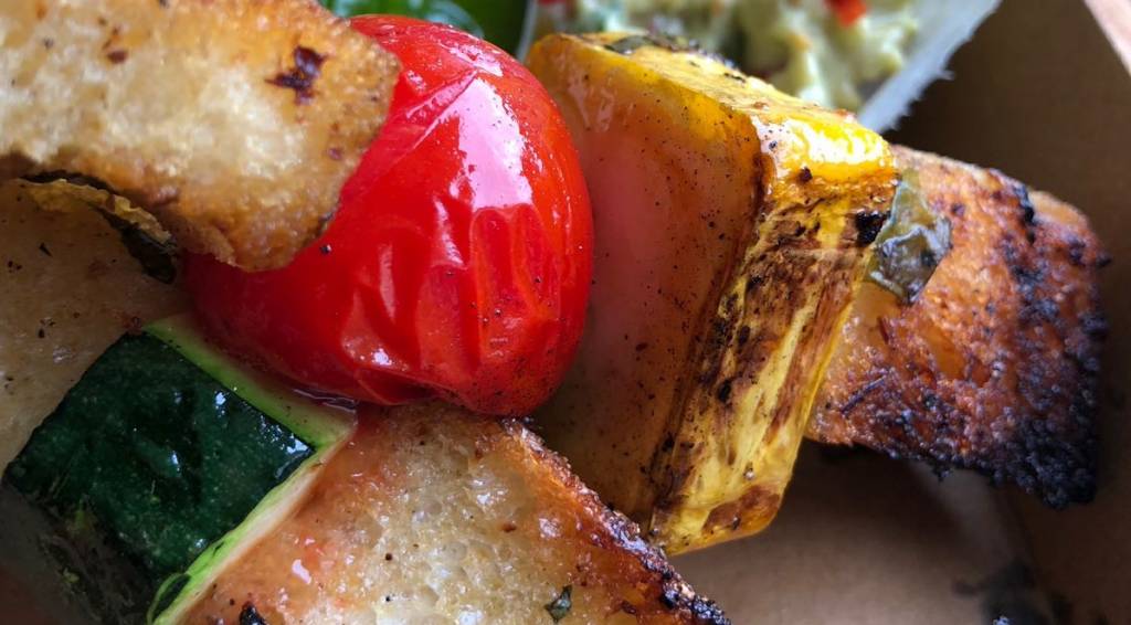 Grilled vegetables with garlic croutons! Bild 2 - KLAUWE BBQ