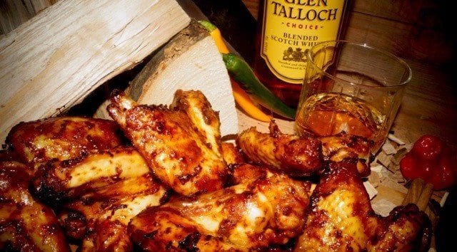 Chicken Wings marinated in whiskey BBQ sauce! Manners it is! - KLAUWE BBQ
